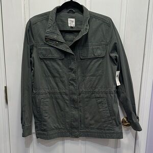 GAP Dark Green Utility Jacket